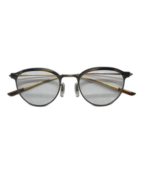 OLIVER PEOPLES（オリバーピープルズ）OLIVER PEOPLES (オリバーピープルズ) 眼鏡　アイウェア　日本製 ブラック×ゴールド サイズ:47□19の古着・服飾アイテム