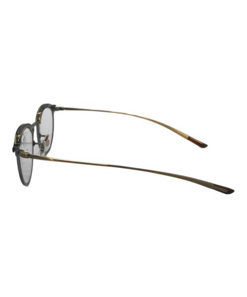 OLIVER PEOPLES（オリバーピープルズ）OLIVER PEOPLES (オリバーピープルズ) 眼鏡　アイウェア　日本製 ブラック×ゴールド サイズ:47□19の古着・服飾アイテム