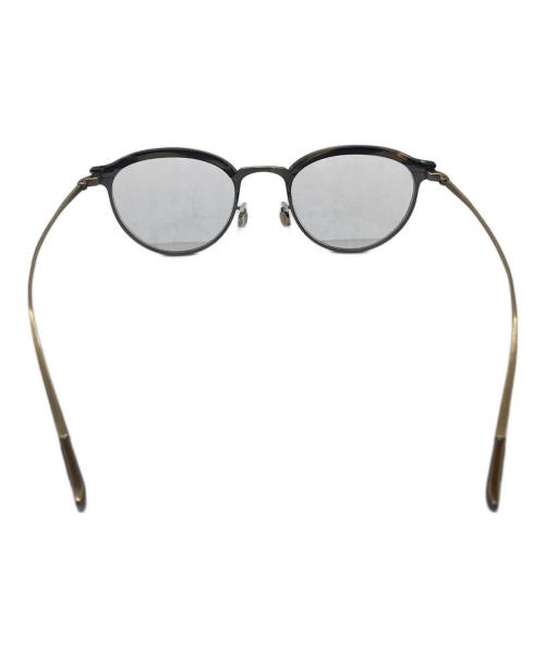 OLIVER PEOPLES（オリバーピープルズ）OLIVER PEOPLES (オリバーピープルズ) 眼鏡　アイウェア　日本製 ブラック×ゴールド サイズ:47□19の古着・服飾アイテム