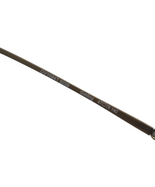 OLIVER PEOPLES（オリバーピープルズ）OLIVER PEOPLES (オリバーピープルズ) 眼鏡　アイウェア　日本製 ブラック×ゴールド サイズ:47□19の古着・服飾アイテム