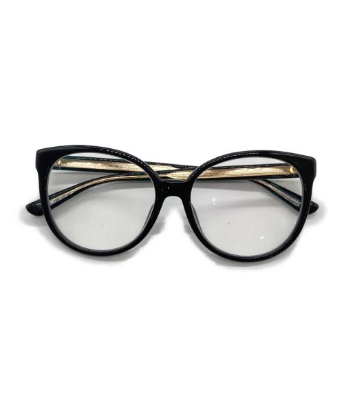 GUCCI（グッチ）GUCCI (グッチ) ウェリントン型インターロッキングG眼鏡 伊達眼鏡　度なし ブラック サイズ:53□10ー150の古着・服飾アイテム