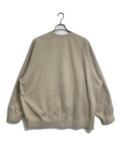 Graphpaper（グラフペーパー）Graphpaper (グラフペーパー) Ultra Compact Terry Crew Neck Sweater ベージュ サイズ:Sの古着・服飾アイテム