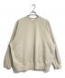 Graphpaper（グラフペーパー）の古着「Ultra Compact Terry Crew Neck Sweater」｜ベージュ