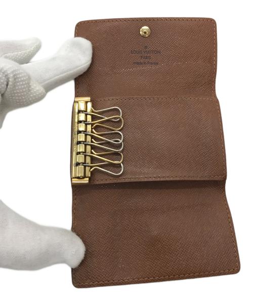 LOUIS VUITTON（ルイ ヴィトン）LOUIS VUITTON (ルイ ヴィトン) ミュルティクレ6 6連キーケース ブラウン サイズ:実寸参照の古着・服飾アイテム