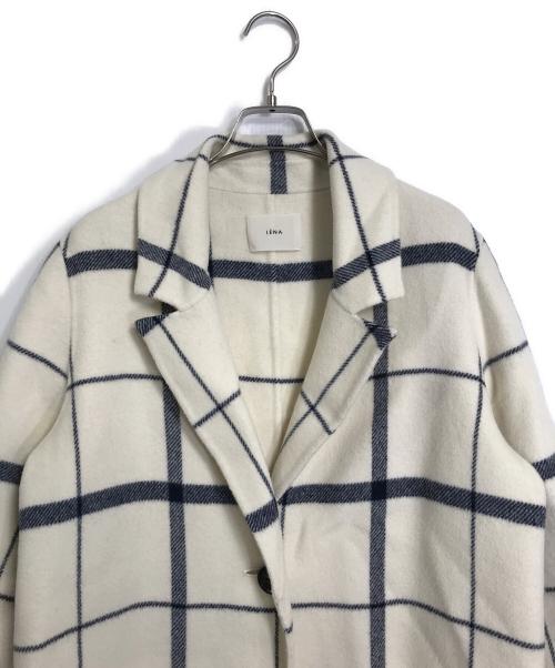 IENA（イエナ）IENA (イエナ) エアリーウールリバーチェスターコート ホワイト サイズ:36の古着・服飾アイテム