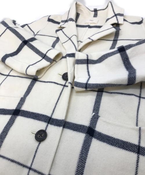 IENA（イエナ）IENA (イエナ) エアリーウールリバーチェスターコート ホワイト サイズ:36の古着・服飾アイテム