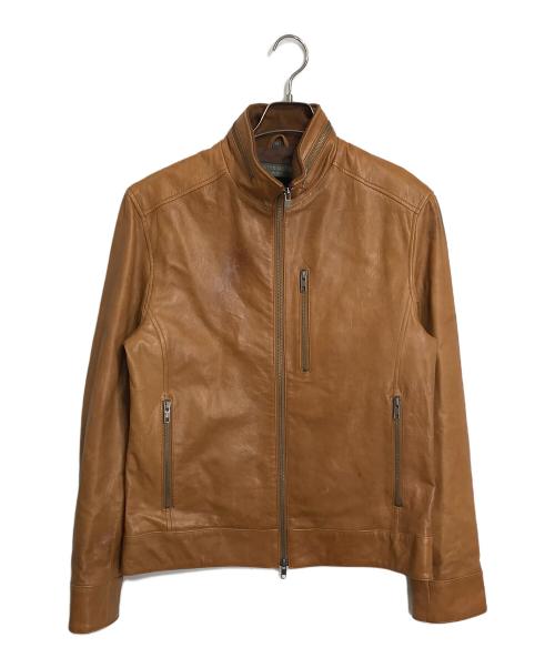 Wind Armor（ウィンドアーマー）Wind Armor (ウィンドアーマー) レザージャケット ブラウン サイズ:Mの古着・服飾アイテム