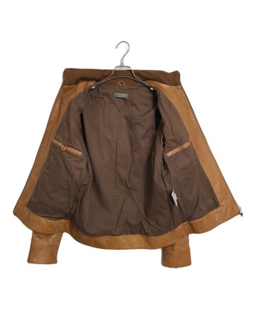 Wind Armor（ウィンドアーマー）Wind Armor (ウィンドアーマー) レザージャケット ブラウン サイズ:Mの古着・服飾アイテム