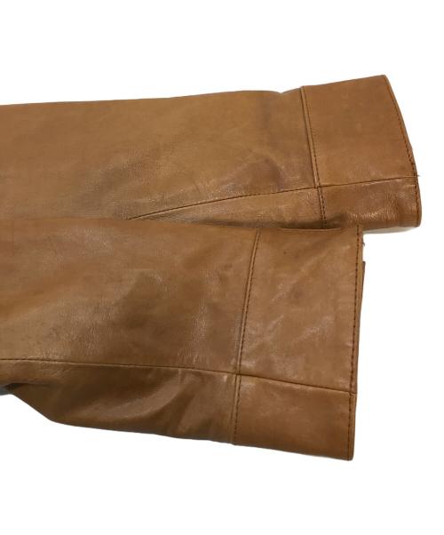 Wind Armor（ウィンドアーマー）Wind Armor (ウィンドアーマー) レザージャケット ブラウン サイズ:Mの古着・服飾アイテム