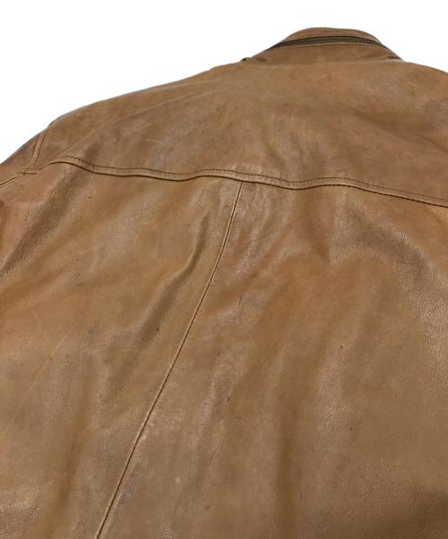 Wind Armor（ウィンドアーマー）Wind Armor (ウィンドアーマー) レザージャケット ブラウン サイズ:Mの古着・服飾アイテム