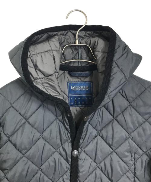 LAVENHAM（ラベンハム）LAVENHAM (ラベンハム) キルティングジャケット　中綿ジャケット　イギリス製 グレー サイズ:36の古着・服飾アイテム