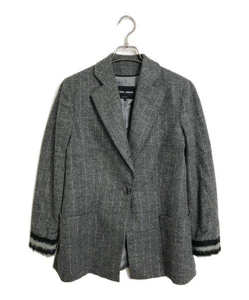 GIORGIO ARMANI（ジョルジョアルマーニ）GIORGIO ARMANI (ジョルジョアルマーニ) テーラードジャケット グレー サイズ:42の古着・服飾アイテム