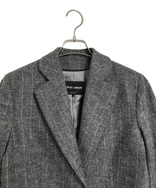 GIORGIO ARMANI（ジョルジョアルマーニ）GIORGIO ARMANI (ジョルジョアルマーニ) テーラードジャケット グレー サイズ:42の古着・服飾アイテム