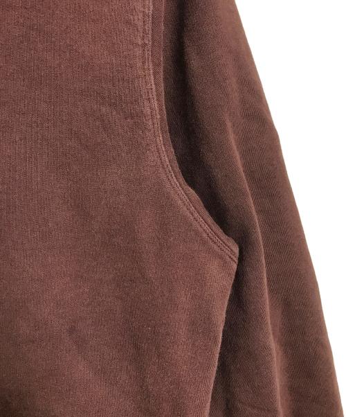 Y-3（ワイスリー）Y-3 (ワイスリー) ウォッシュ加工ロゴパーカー　フーディ ブラウン サイズ:Lの古着・服飾アイテム