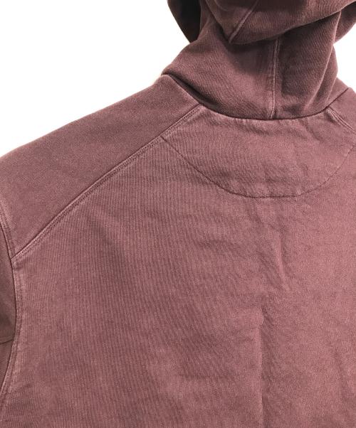 Y-3（ワイスリー）Y-3 (ワイスリー) ウォッシュ加工ロゴパーカー　フーディ ブラウン サイズ:Lの古着・服飾アイテム