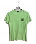 stussy（ステューシー）の古着「ラスタサークル Tシャツ　半袖カットソー　Tee  メキシコ製」｜グリーン