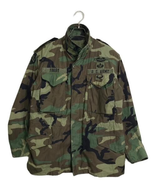 ALPHA（アルファ）ALPHA (アルファ) 【古着】カモ柄M65フィールドジャケット　80年代 カーキ サイズ:実寸参照の古着・服飾アイテム