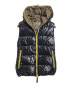 DUVETICAデュベティカ）の古着「ダウンベスト　DOWN VEST  ナイロンベスト　代理店タグつき」｜ネイビー