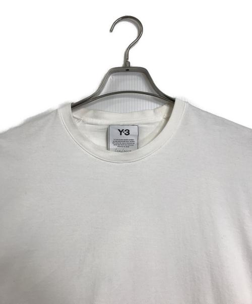 Y-3（ワイスリー）Y-3 (ワイスリー) バックロゴプリントTシャツ ホワイト サイズ:Mの古着・服飾アイテム
