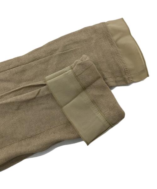 theory（セオリー）theory (セオリー) BEING SUB TRIM LNG CARDI ロングニット 長袖カーディガン　ロングカーディガン　レーヨン　未使用 ベージュ サイズ:Sの古着・服飾アイテム