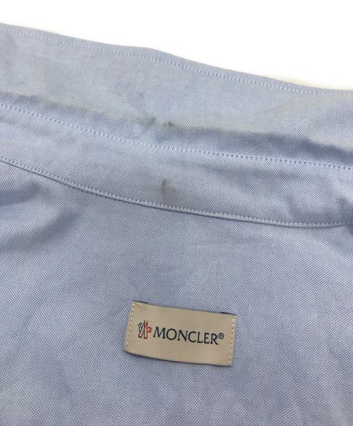 MONCLER（モンクレール）MONCLER (モンクレール) クロップド ロング スリーブシャツ ブルー サイズ:40の古着・服飾アイテム