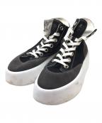 MM6 Maison Margielaエムエムシックスメゾンマルジェラ）の古着「プラットフォームハイカットスニーカー」｜ブラック