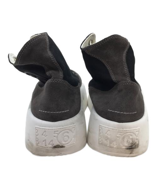 MM6 Maison Margiela（エムエムシックスメゾンマルジェラ）MM6 Maison Margiela (エムエムシックス メゾンマルジェラ) プラットフォームハイカットスニーカー ブラック サイズ:39の古着・服飾アイテム