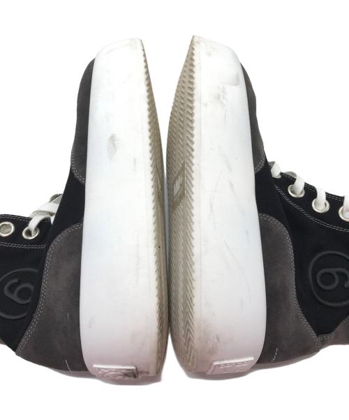 MM6 Maison Margiela（エムエムシックスメゾンマルジェラ）MM6 Maison Margiela (エムエムシックス メゾンマルジェラ) プラットフォームハイカットスニーカー ブラック サイズ:39の古着・服飾アイテム