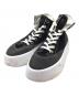 MM6 Maison Margiela（エムエムシックス メゾンマルジェラ）の古着「プラットフォームハイカットスニーカー」｜ブラック