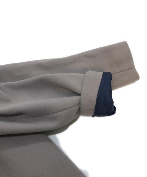 CLOCHE（クロシェ）CLOCHE (クロシェ) MANTECO ウール ノーカラーコート　スナップボタン パープル サイズ:02の古着・服飾アイテム