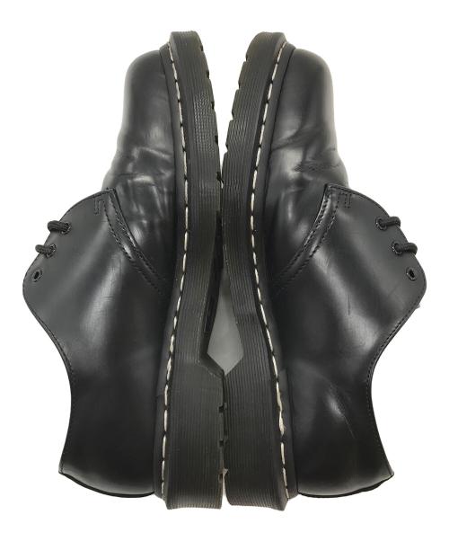 Dr.Martens（ドクターマーチン）Dr.Martens (ドクターマーチン) ホワイトステッチ3ホールシューズ ブラック サイズ:UK7の古着・服飾アイテム