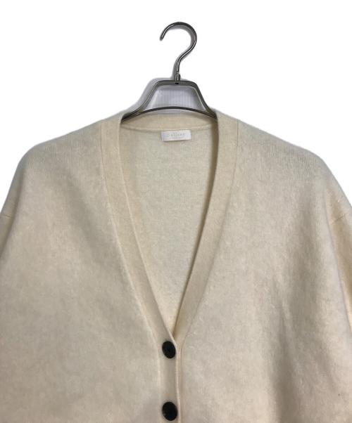 BALLSEY（ボールジィ）BALLSEY (ボールジィ) フラッフィーヤーン Vネックカーディガン アイボリー サイズ:Sの古着・服飾アイテム