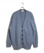 BALLSEYボールジィ）の古着「フラッフィーヤーン Vネックカーディガン」｜ブルー