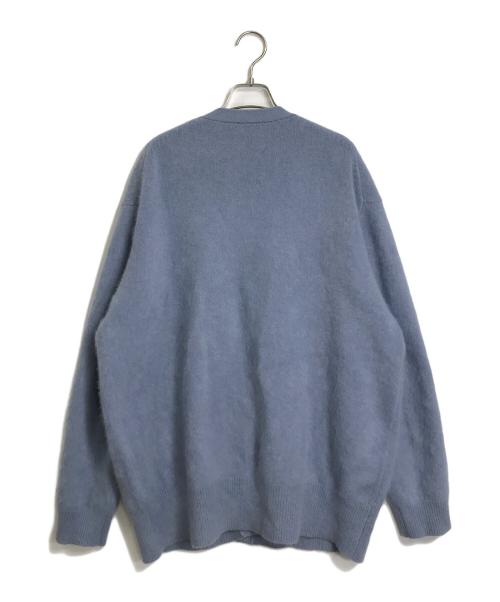 BALLSEY（ボールジィ）BALLSEY (ボールジィ) フラッフィーヤーン Vネックカーディガン ブルー サイズ:Sの古着・服飾アイテム