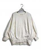 BEARDSLEYビアズリー）の古着「ぷっくり裏毛カットソー」｜ホワイト