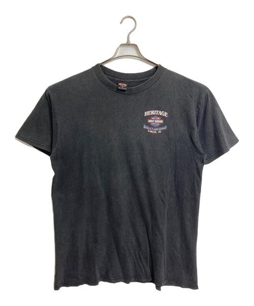 HARLEY-DAVIDSON（ハーレーダビッドソン）HARLEY-DAVIDSON (ハーレーダビッドソン) 【古着】プリントTシャツ　Tシャツ　半袖　S/S TEE  オーバーサイズ　1997コピーライト ブラック サイズ:XLの古着・服飾アイテム