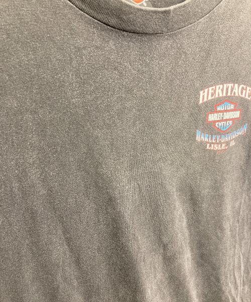 HARLEY-DAVIDSON（ハーレーダビッドソン）HARLEY-DAVIDSON (ハーレーダビッドソン) 【古着】プリントTシャツ　Tシャツ　半袖　S/S TEE  オーバーサイズ　1997コピーライト ブラック サイズ:XLの古着・服飾アイテム