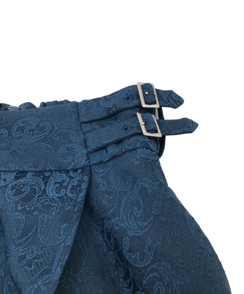 HARE（ハレ）HARE (ハレ) ジャカードレイヤードフレアロングスカート ブルー サイズ:FREEの古着・服飾アイテム