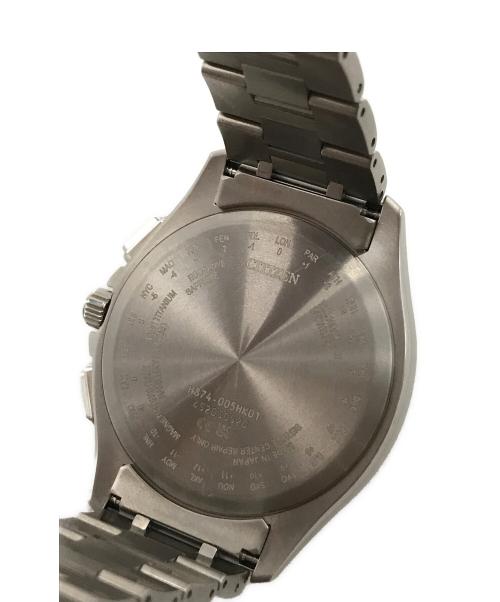 CITIZEN（シチズン）CITIZEN (シチズン) ATTESAムーンフェイズ　アテッサ　電波ソーラー ブラック サイズ:実寸参照の古着・服飾アイテム