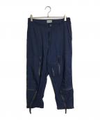 CAV EMPTシーイー）の古着「YOSSARIAN PANTS カーゴパンツ　パラシュートボタン　ドローコード　レーヨン」｜ネイビー