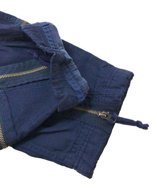 CAV EMPT（シーイー）CAV EMPT (シーイー) YOSSARIAN PANTS カーゴパンツ　パラシュートボタン　ドローコード　レーヨン ネイビー サイズ:Mの古着・服飾アイテム