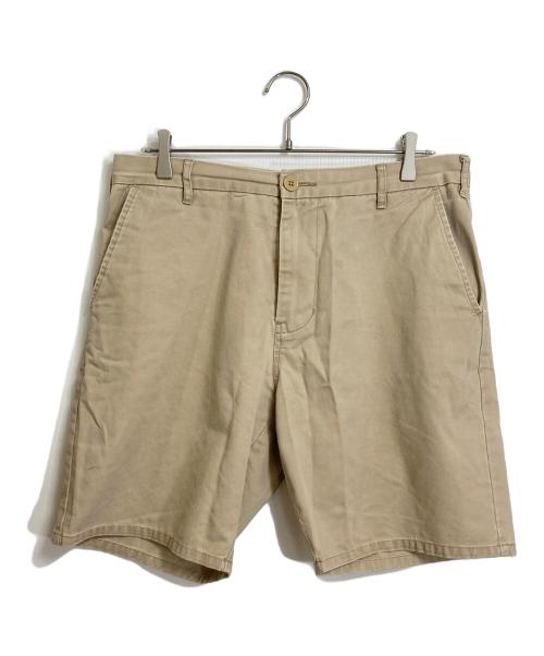 stussy（ステューシー）stussy (ステューシー) ハーフパンツ　コットンパンツ ベージュ サイズ:32の古着・服飾アイテム