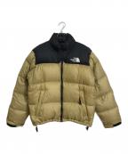 THE NORTH FACEザ ノース フェイス）の古着「90’S 700フィルヌプスダウンジャケット　希少カラー　バングラディッシュ製」｜ブラック×ベージュ