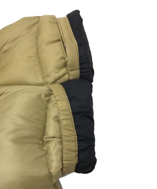 THE NORTH FACE（ザ ノース フェイス）THE NORTH FACE (ザ ノース フェイス) 90’S 700フィルヌプスダウンジャケット　希少カラー　バングラディッシュ製 ブラック×ベージュ サイズ:Mの古着・服飾アイテム