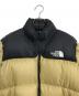 THE NORTH FACE (ザ ノース フェイス) 90’S 700フィルヌプスダウンジャケット　希少カラー　バングラディッシュ製 ブラック×ベージュ サイズ:M：9000円