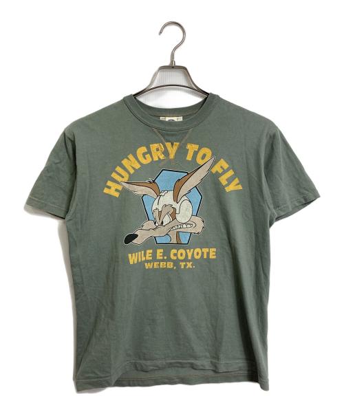 TOYS MCCOY（トイズマッコイ）TOYS McCOY (トイズマッコイ) Tシャツ　半袖カットソー　Tee   キャラT   日本製 グリーン サイズ: Mの古着・服飾アイテム