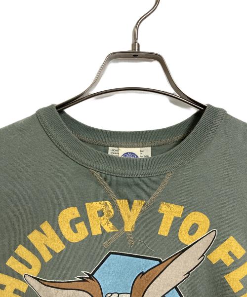 TOYS MCCOY（トイズマッコイ）TOYS McCOY (トイズマッコイ) Tシャツ　半袖カットソー　Tee   キャラT   日本製 グリーン サイズ: Mの古着・服飾アイテム