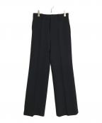 EVERYDAY I LIKE.エヴリデイ アイ ライク）の古着「W cross straight ワイドパンツ」｜ブラック