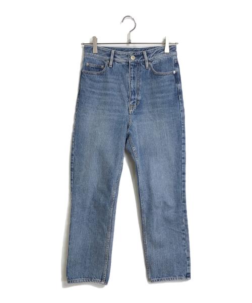 DEUXIEME CLASSE（ドゥーズィエム クラス）Deuxieme Classe (ドゥーズィエム クラス) スリム クロップドデニム インディゴ サイズ:34の古着・服飾アイテム