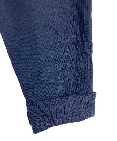DEUXIEME CLASSE（ドゥーズィエム クラス）Deuxieme Classe (ドゥーズィエム クラス) BOND RIB プルオーバー  ニット　ウールニット　長袖ニット　日本製 ネイビー サイズ:実寸参照の古着・服飾アイテム